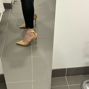 Jimmy Choo Elegant Tan Stiletto Heels